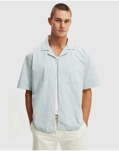 Cotton On - Textured Short Sleeve Shirt