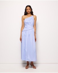 AERE - Priya Asymmetric Maxi Dress
