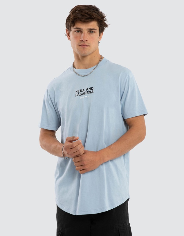 Nena & Pasadena - Linear Dual Curved Tee