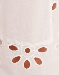 Petal & Pup - Lola Cut Out Detail Pants - White