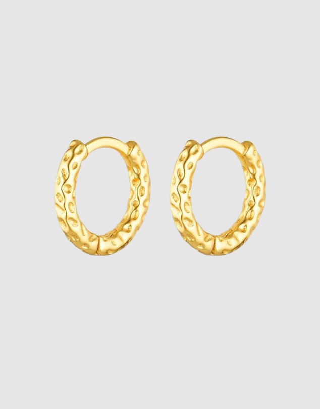 HOUSE OF SLANI - Valeria Textured Hoops