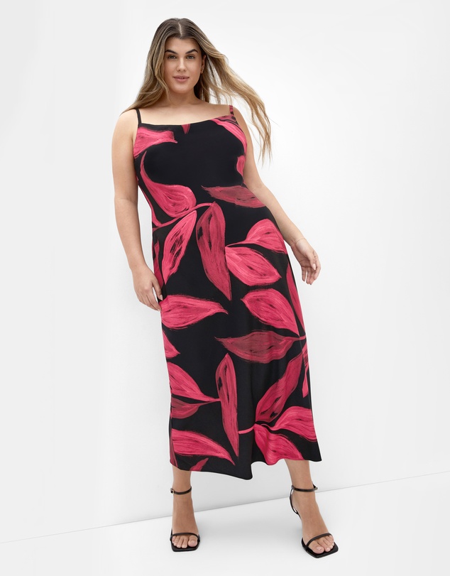 City Chic - Abstract Print Dress