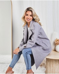 Esther & Co - Fireplace Coat - Grey