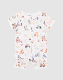 Bebe by Minihaha - Clayton SS Zipsuit - Babies