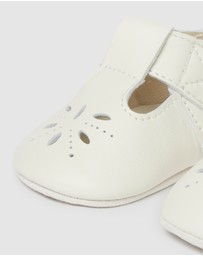 Purebaby - Leather Eyelet T-Bar-Kids-Babies