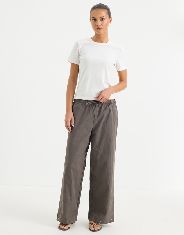Calli - Wide Leg Adjustable Popper Pants