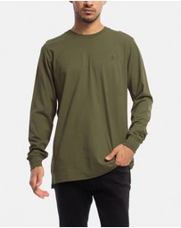 Stock & Co. - Stock & Co Anchor Embroidery Long Sleeve Tee