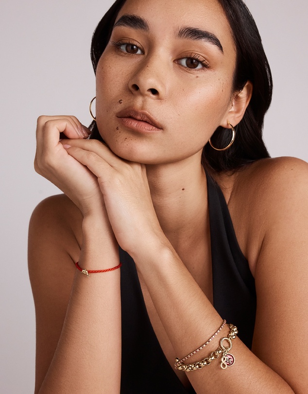 Michael Hill - 30mm Rounded Flat Hoop Earrings in 10kt Yellow Gold