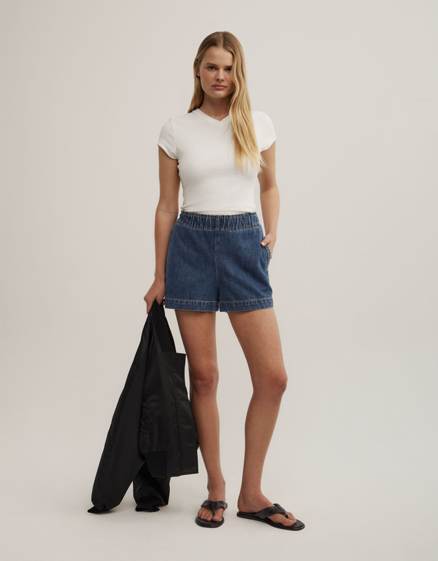 Witchery - Denim Pull On Shorts