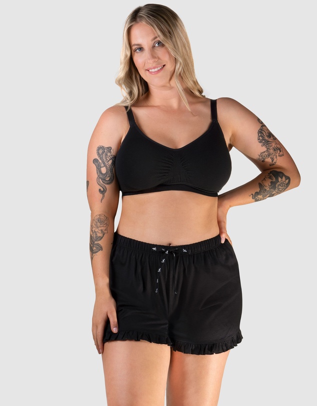 B Free Intimate Apparel - 100% Cotton Frill Shorts