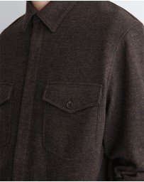 COS - Relaxed Boiled-Wool Overshirt