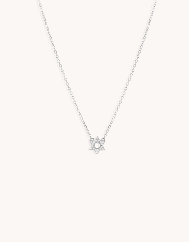 Bianc - Small CZ Star of David Necklace