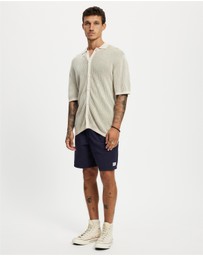 Rhythm - Hi Lo Knit Button Up Shirt