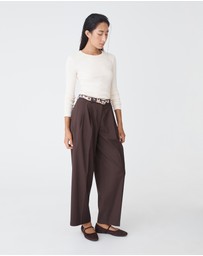 Forcast - Devon Long Sleeve Rib Tee