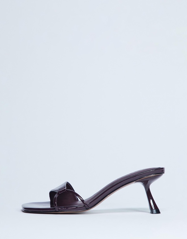TOPSHOP - Ily Patent Heeled Mules