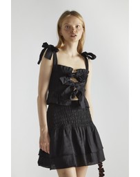 Glamorous - Shirred ra ra mini skirt