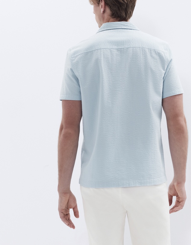 UNISON - Seersucker Regular Fit Shirt