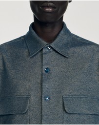 Sandro - Flannel Pocket Shirt