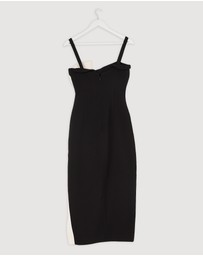 Revibe - Repaired BY JOHNNY. Phillipa Fold Contrast Dress - AU 6