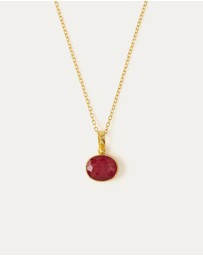 Ottoman Hands - Siena Ruby Pendant Necklace