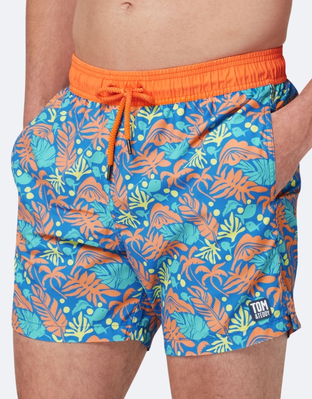 Tom & Teddy - Botanical Swim Shorts