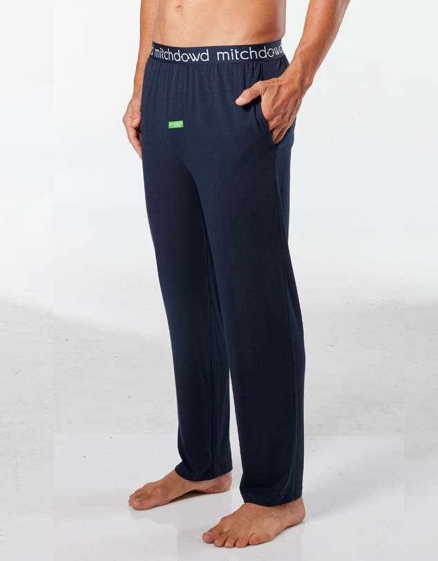 Mitch Dowd - Soft Bamboo Knit Sleep Pants - Navy