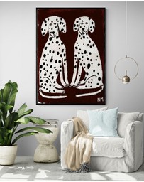Inka Arthouse - Two Dalmatians by Nancy McKie