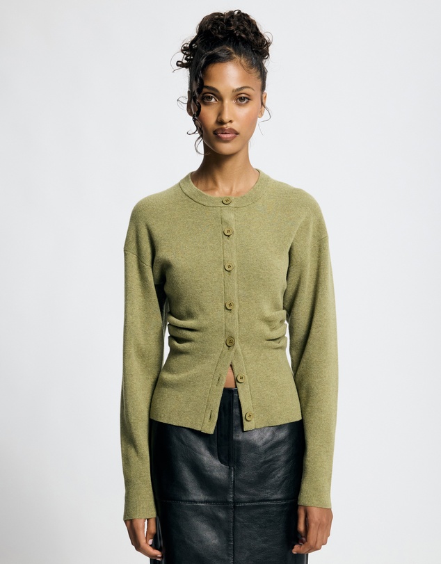 Lover - Dido Sculpted Wool Cardigan