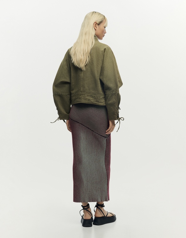 Desigual - Iridescent Knit Midi Skirt