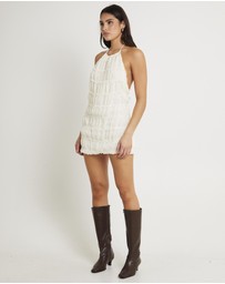 Subtitled - Alda Shirred Mini Dress