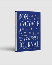 Printworks - Printworks Bon Voyage Travel Journal-Blue Beige