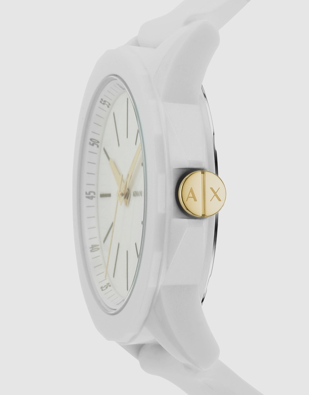 Armani Exchange - White Analogue Watch Set