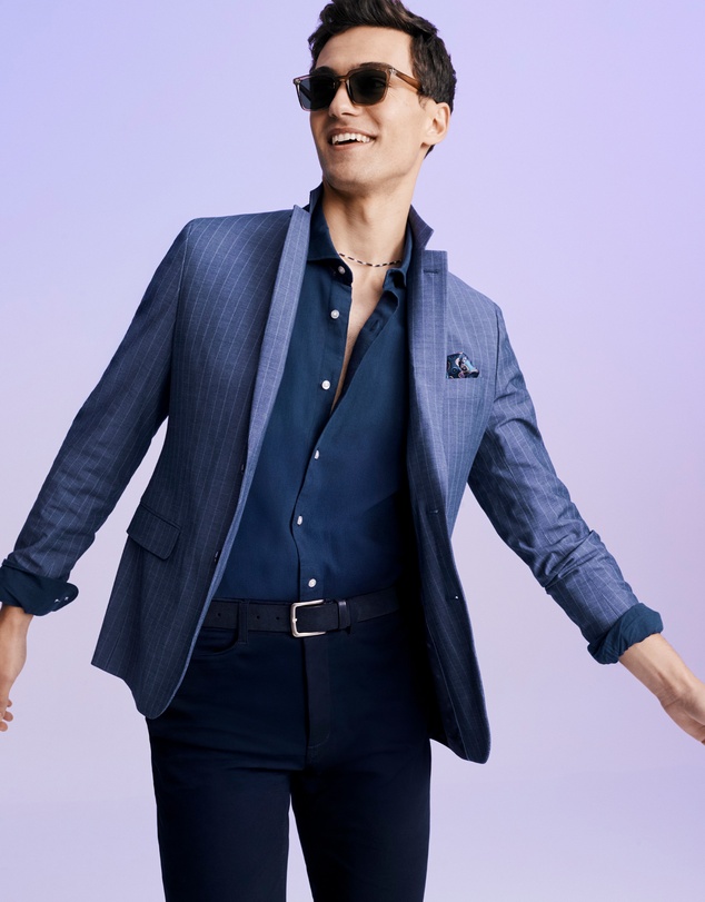 Van Heusen - Pin Stripe Suit Jacket