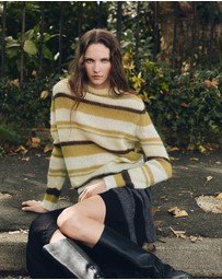 M.N.G - Semi-Transparent Alpaca Sweater