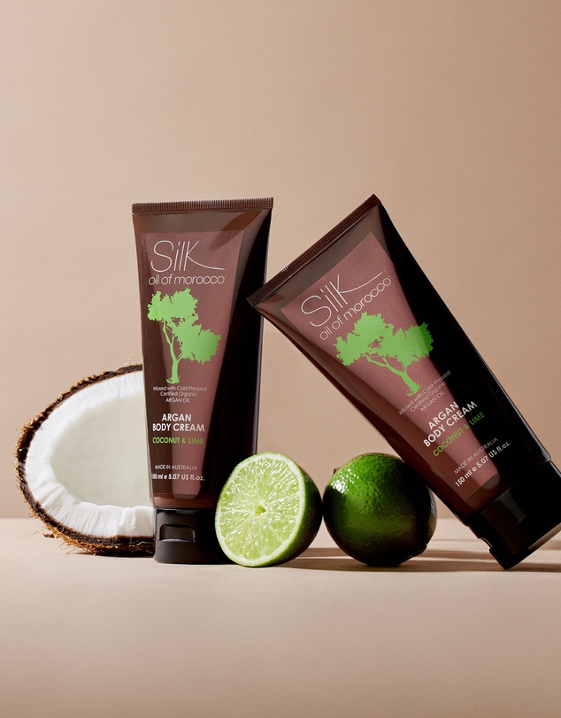 Silk Oil of Morocco - Silk Oil of Morocco Argan Body Cream - Coconut & Lime