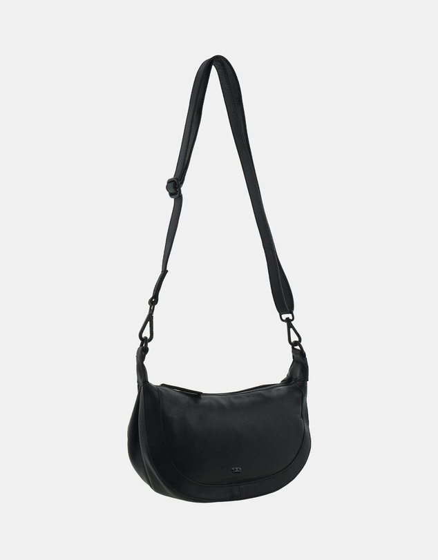 Pierre Cardin - Pierre Cardin Ladies Leather Crescent Crossbody Bag