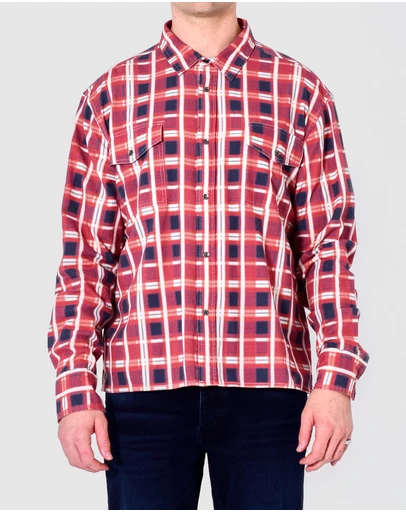 Neuw - Printed Check Utility Shirt