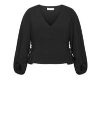 City Chic - After Dark V Neck Top