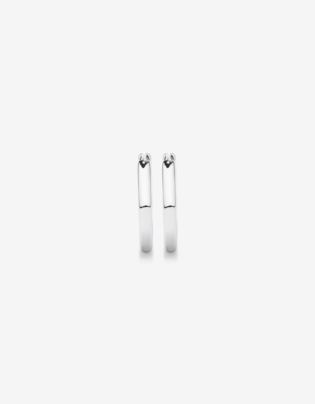 Michael Hill - 13.5mm Large Polished Huggie Earrings in Sterling Silver