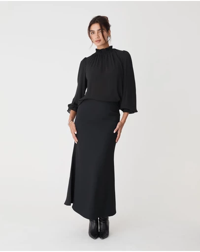 Forcast - Hailey Frill Neck Blouse