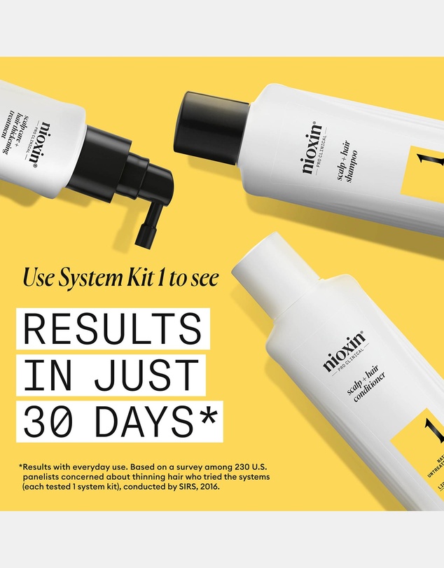 Nioxin - Nioxin System 1 Scalp + Hair Shampoo - Hair Thickening Shampoo For Natural Hair With Light Thinning, 300ml
