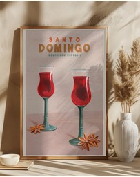 Olive et Oriel - Santo Domingo Dominican Republic Cocktail by The Whiskey Ginger Art Print