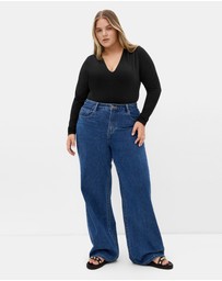 City Chic - Amelia Long Sleeve Bodysuit