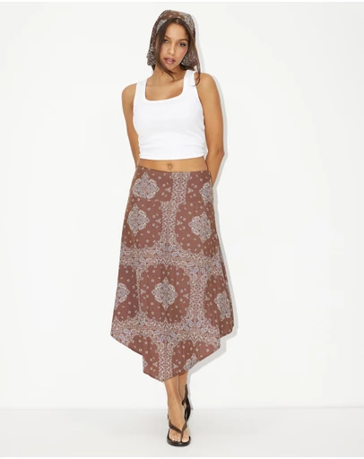 Dazie - Vacay Midi Skirt