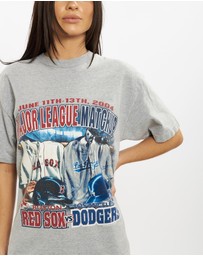 Vintage by The Real Deal - Pre Loved - Vintage MLB Red Sox v Dodgers Tee