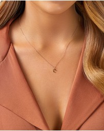 Michael Hill - C Initial Pendant in 10kt Yellow Gold