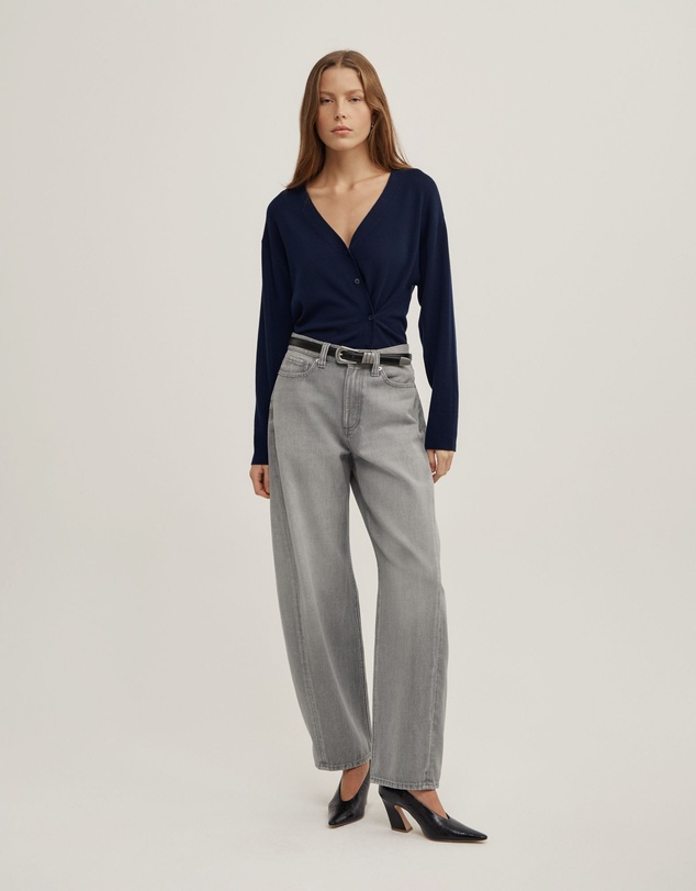 Witchery - Asymmetric Wrap Knit Cardigan