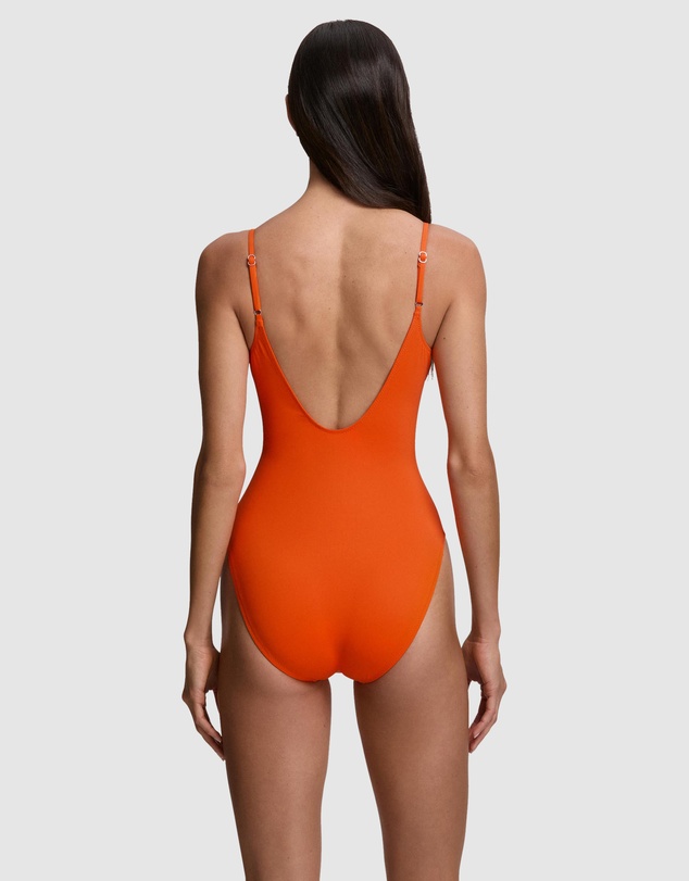 Polo Ralph Lauren - Kennedy Spaghetti Strap One-Piece Swimsuit