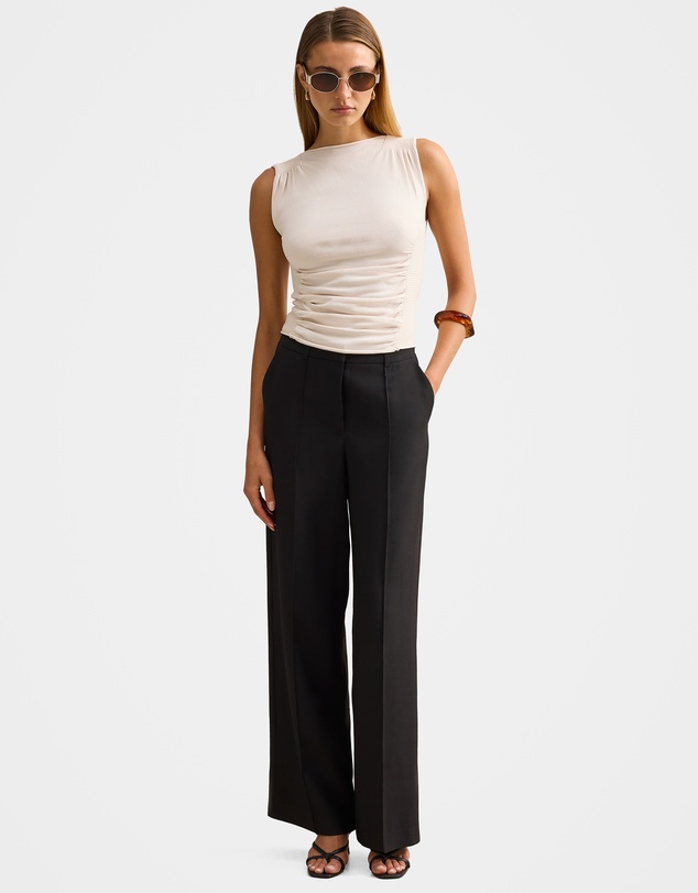 Forever New - Karlie Rib Detail Knitted Top