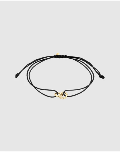 Elli Jewelry - Bracelet Unity Circle 925 Sterling Silver Gold-Plated